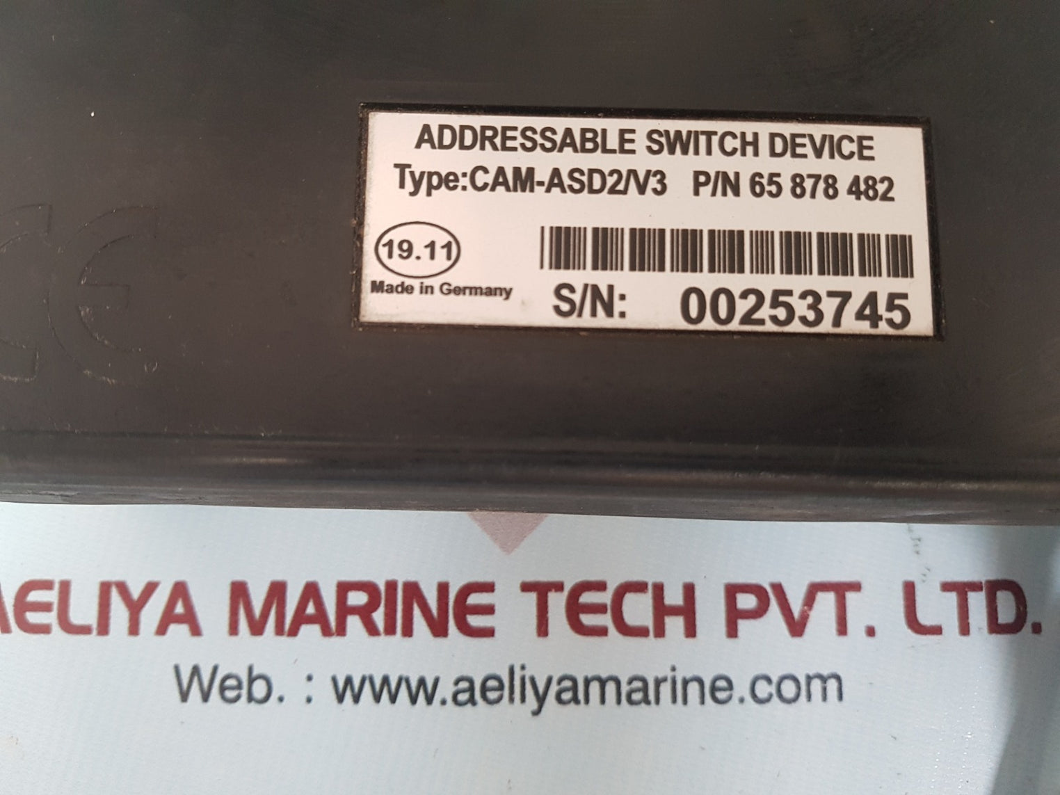 Honeywell cam-asd2/v3 addressable switch device