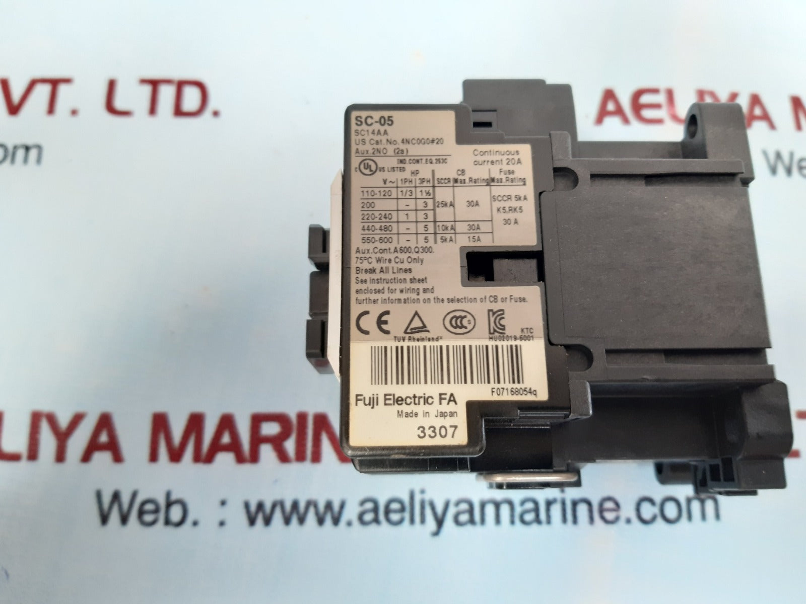 Fuji electric sc-05 [13] contactor 200v 50hz 200-220v 60hz 