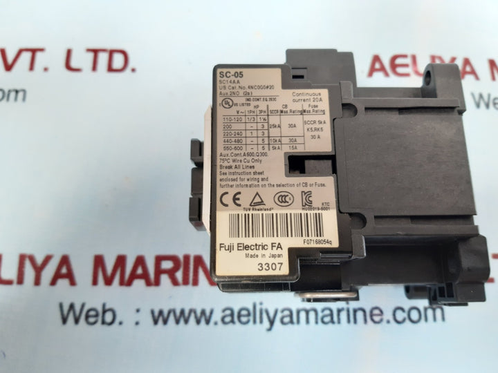 Fuji electric sc-05 [13] contactor 200v 50hz 200-220v 60hz 