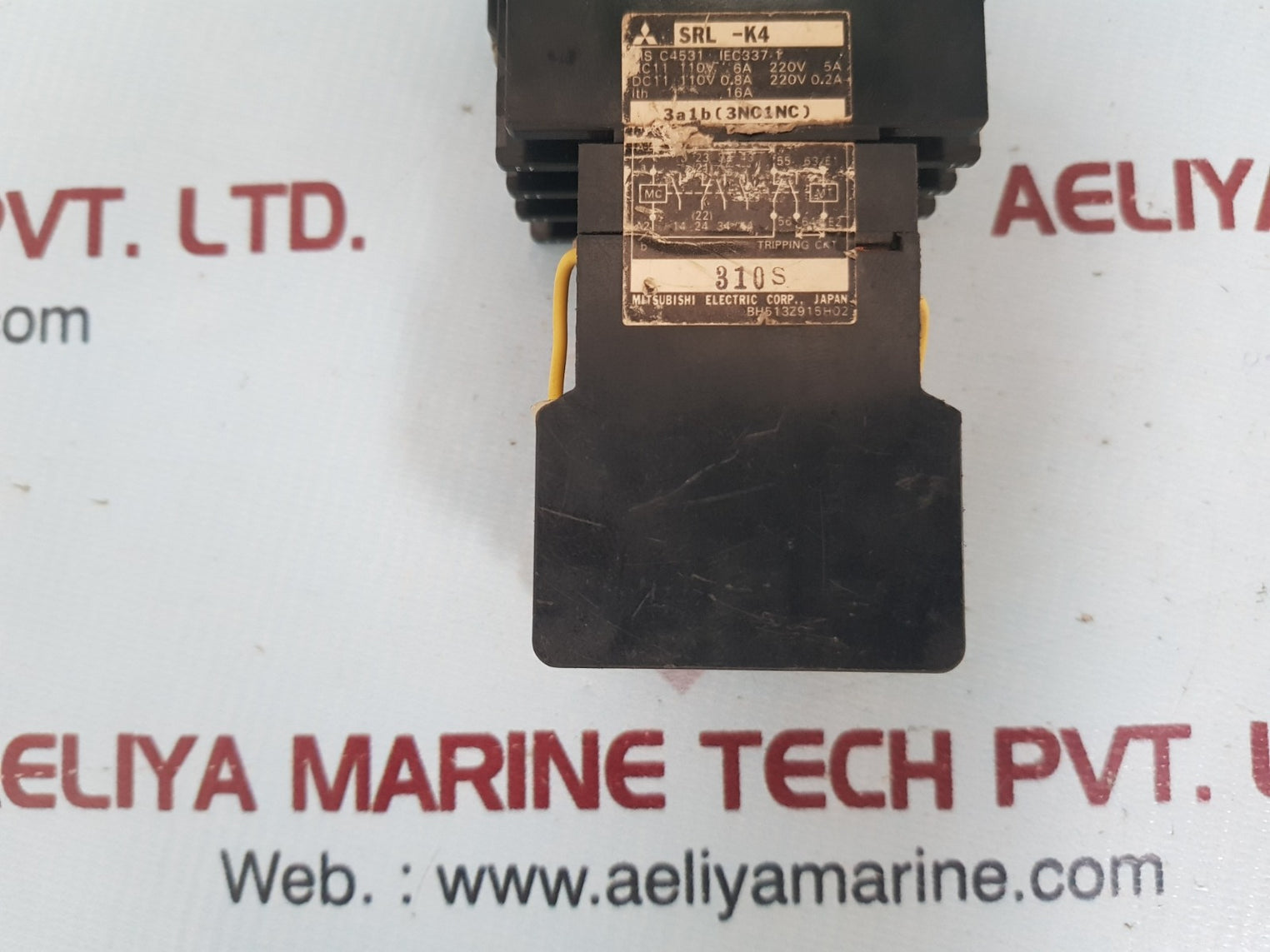 Mitsubishi electric srl-k4 contactor relay 100v 50hz 100-110v 60hz