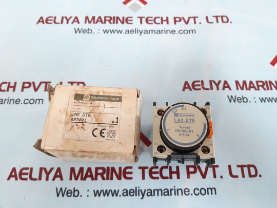 Telemecanique la2 dt0 time delay block   