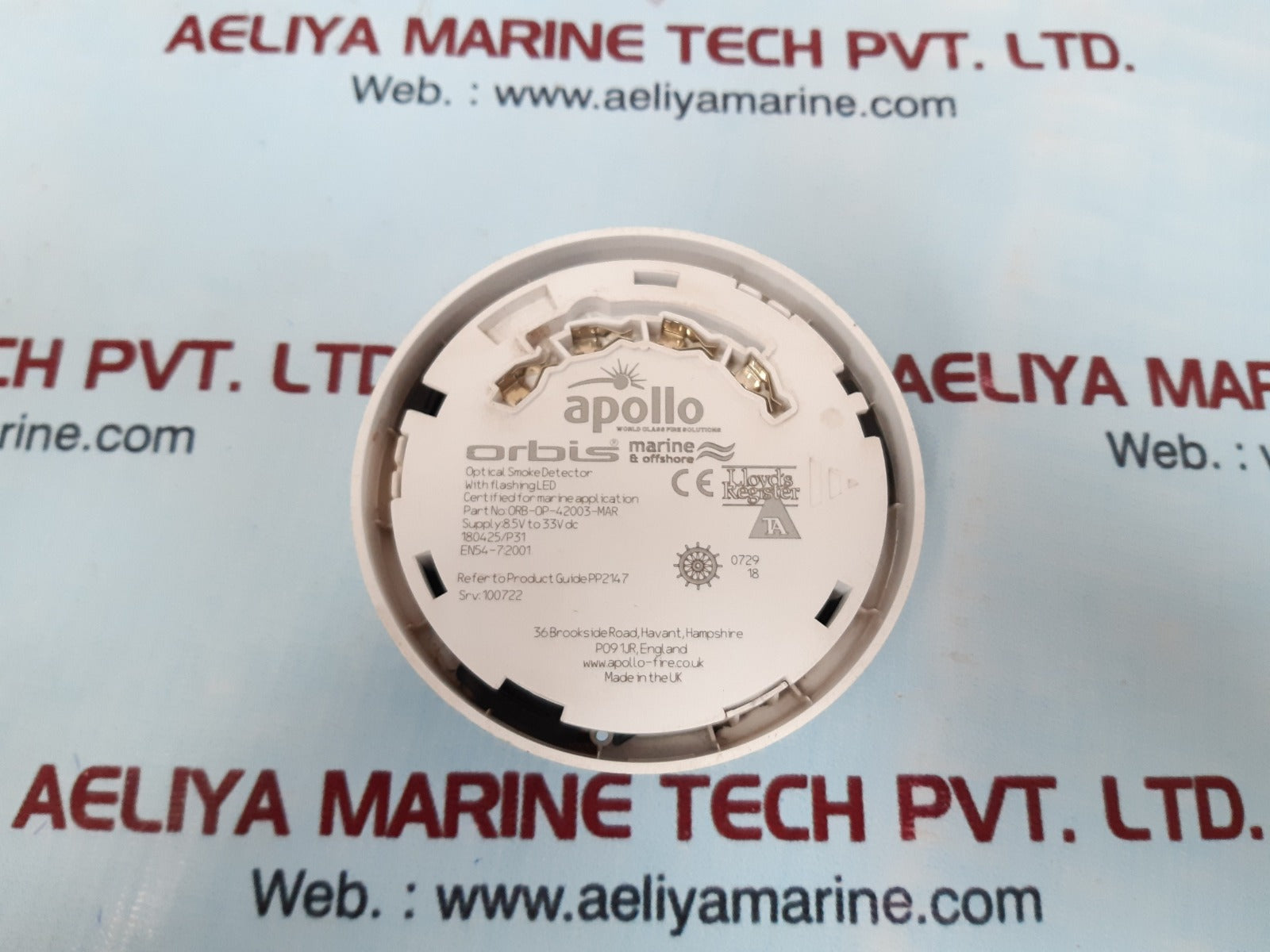 Apollo orb-op-42003-mar optical smoke detector