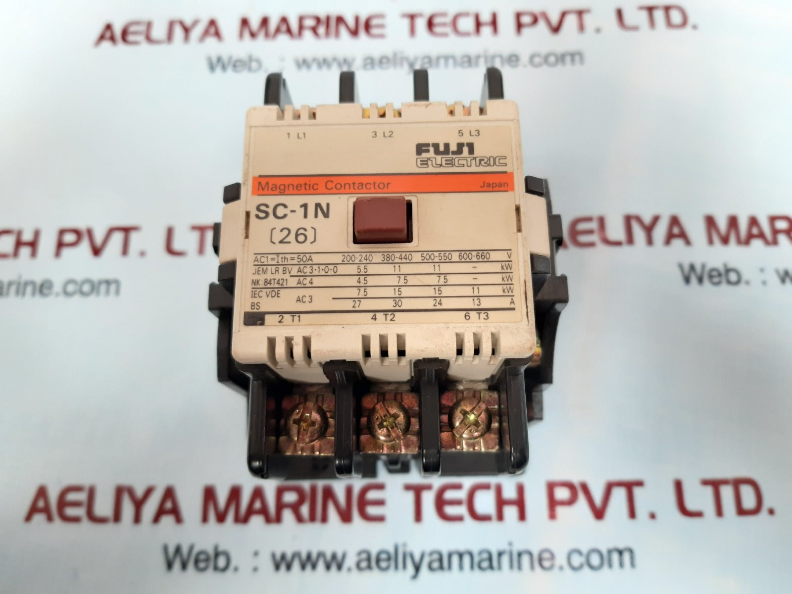 Fuji electric sc-1n magnetic contactor 4nc0t0