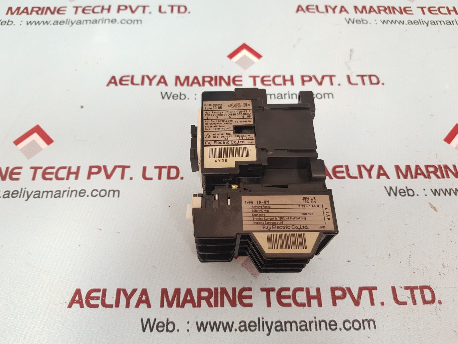 Fuji electric sc-05/ tr-0n contactor relay 