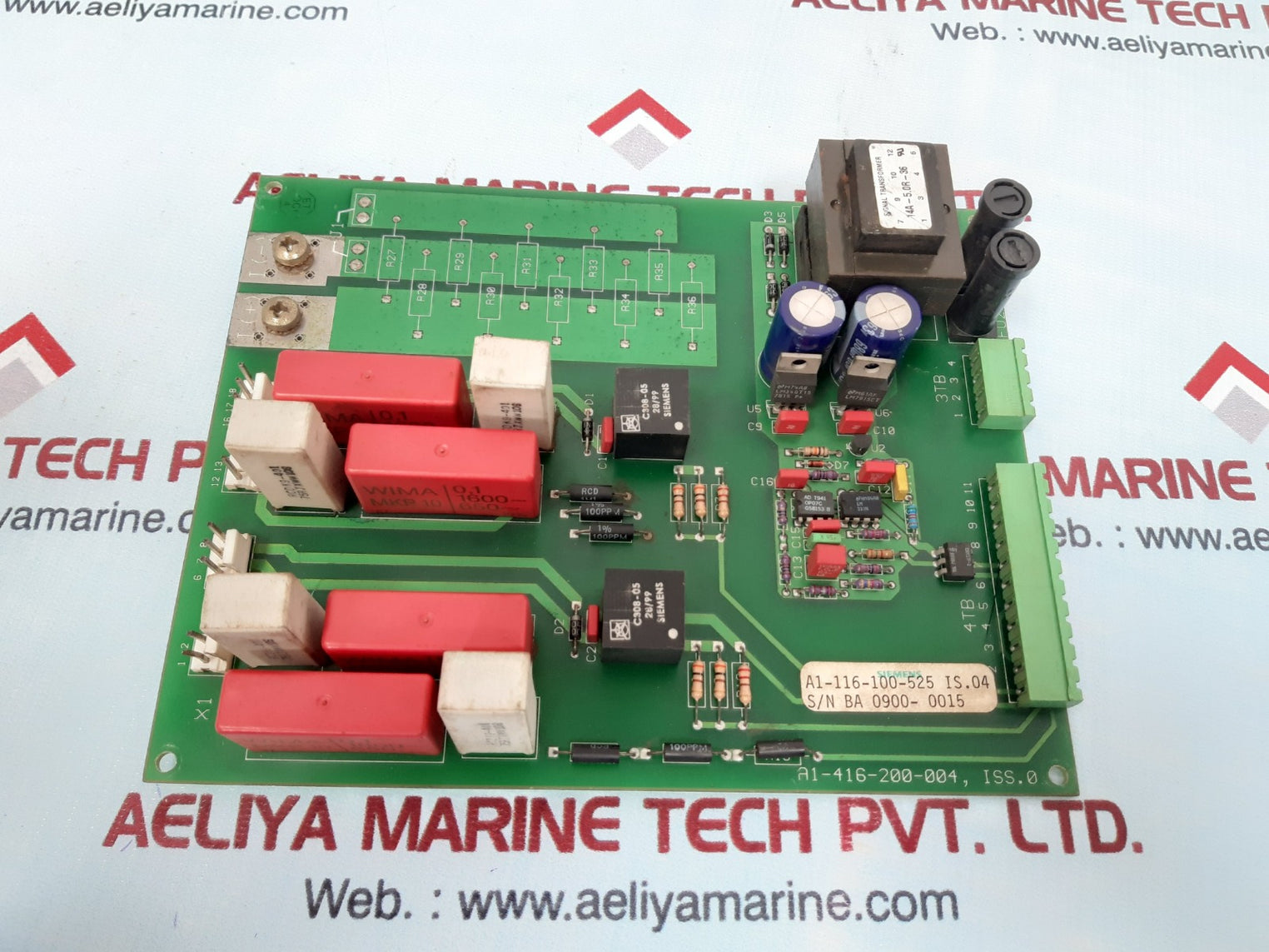 Siemens a1-116-100-525 is.04 field supply board a1-416-200-004,iss.0