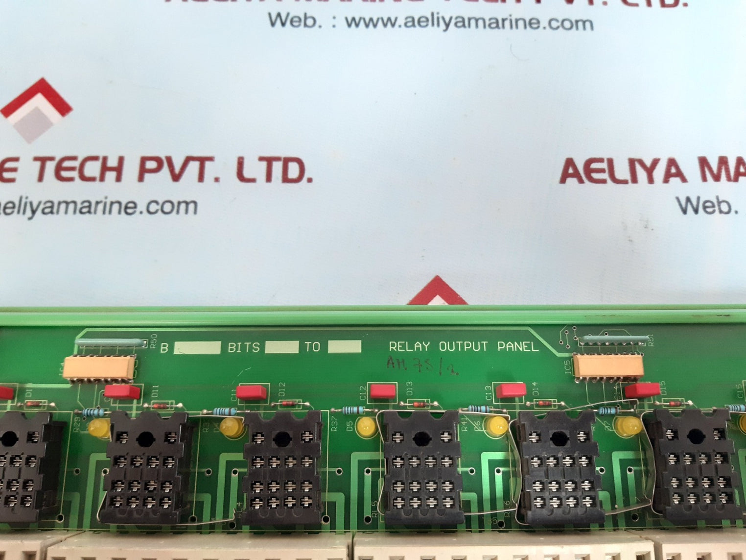 Cegelec m75-60002-1 relay output panel