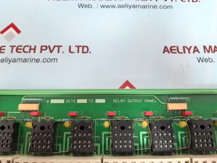 Cegelec m75-60002-1 relay output panel