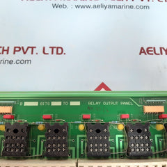 Cegelec m75-60002-1 relay output panel