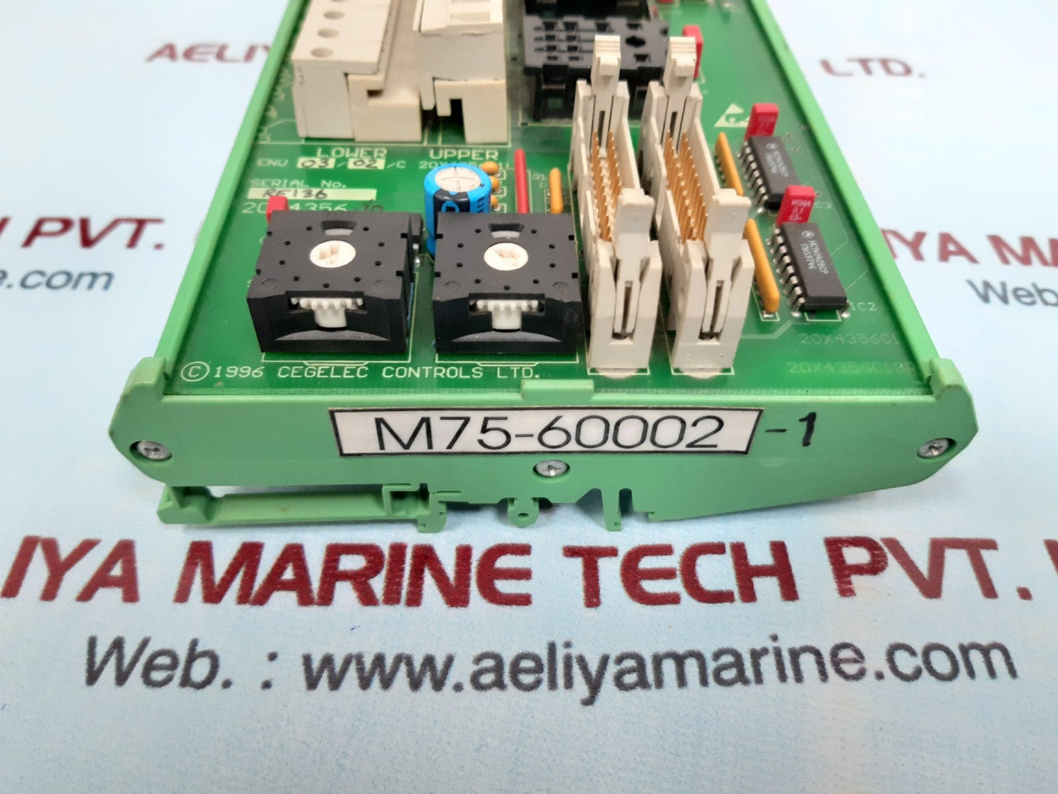 Cegelec m75-60002-1 relay output panel
