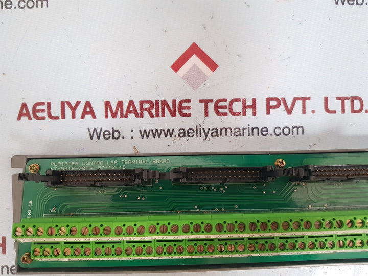 Kt-9410-70Fa Purifier Controller Terminal Board