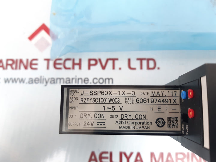 Azbil  j-ssp60x-1x-0 controller