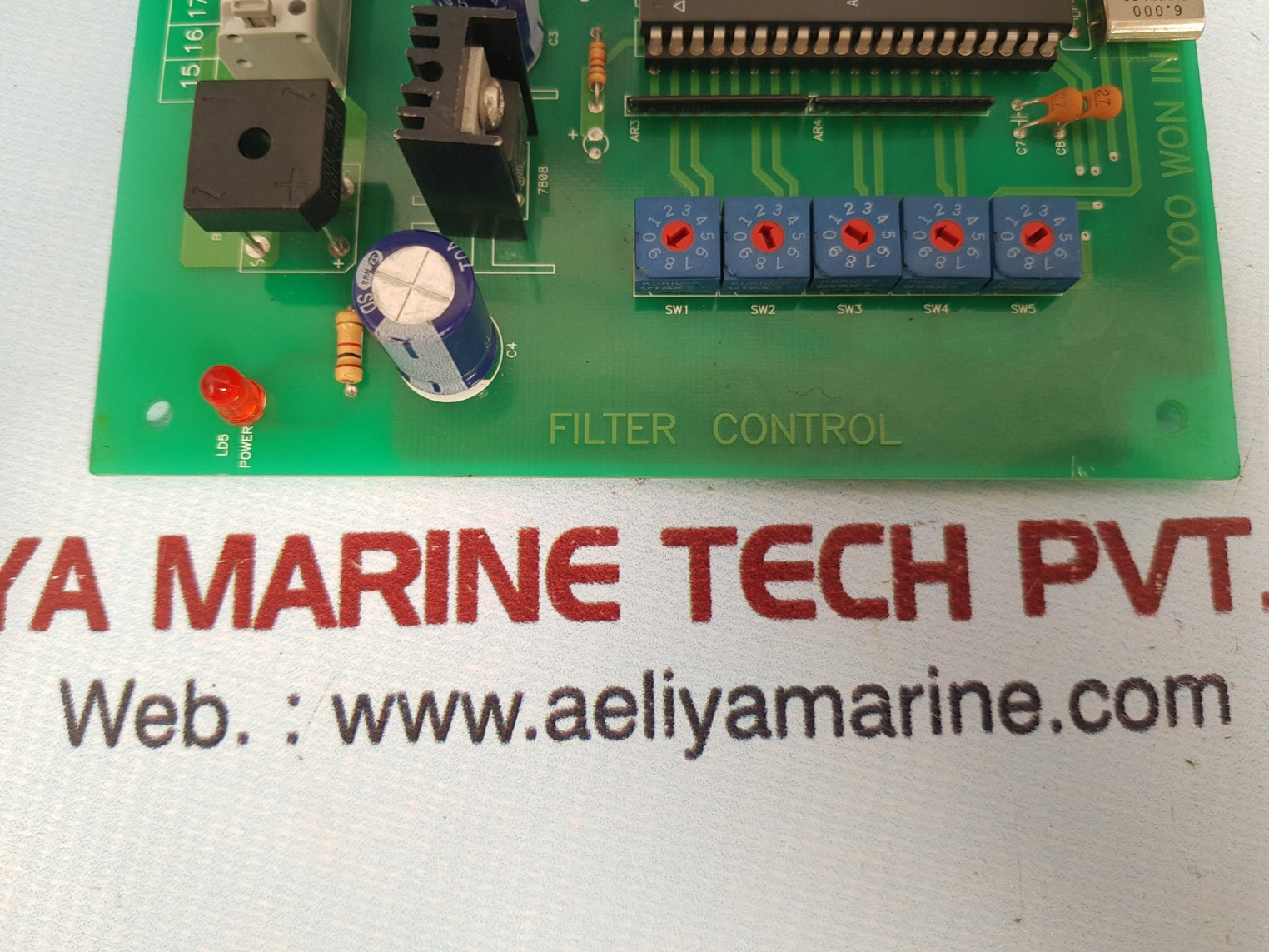 Yoowon ss-2002 filter control pcb card