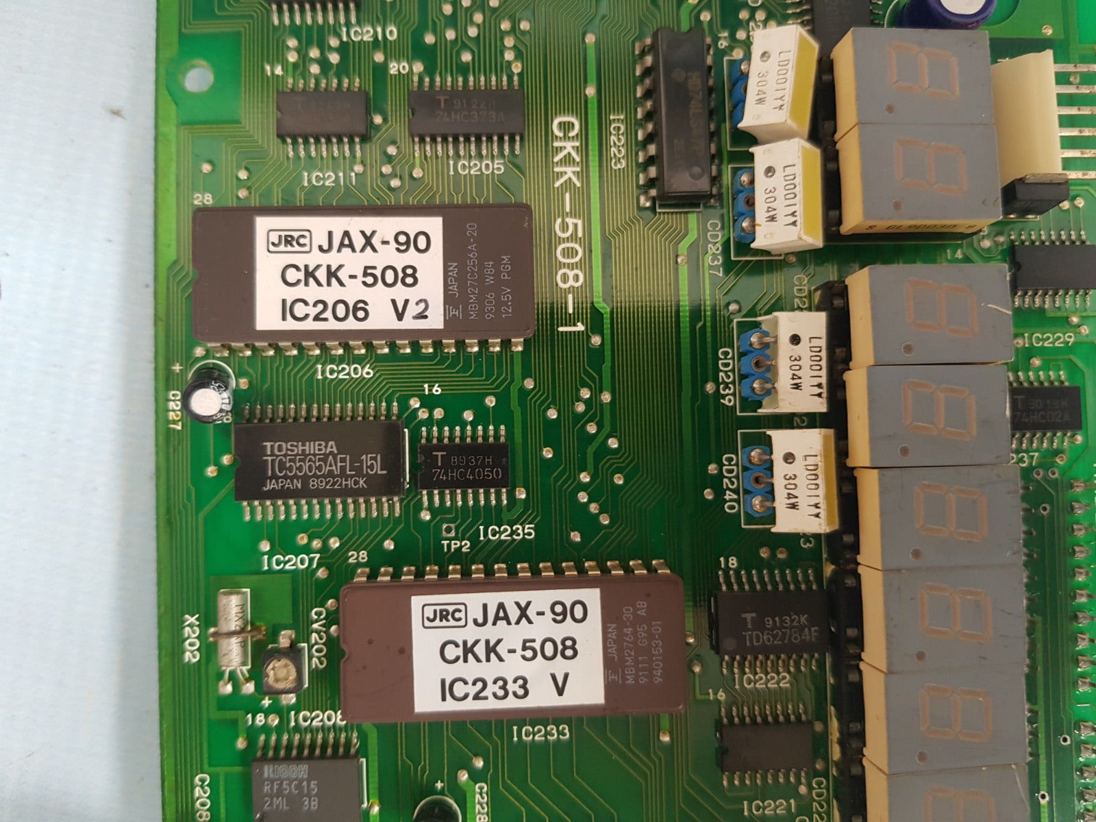Jrc ckk-508-1 pcb circuit display board 6pcts-570b