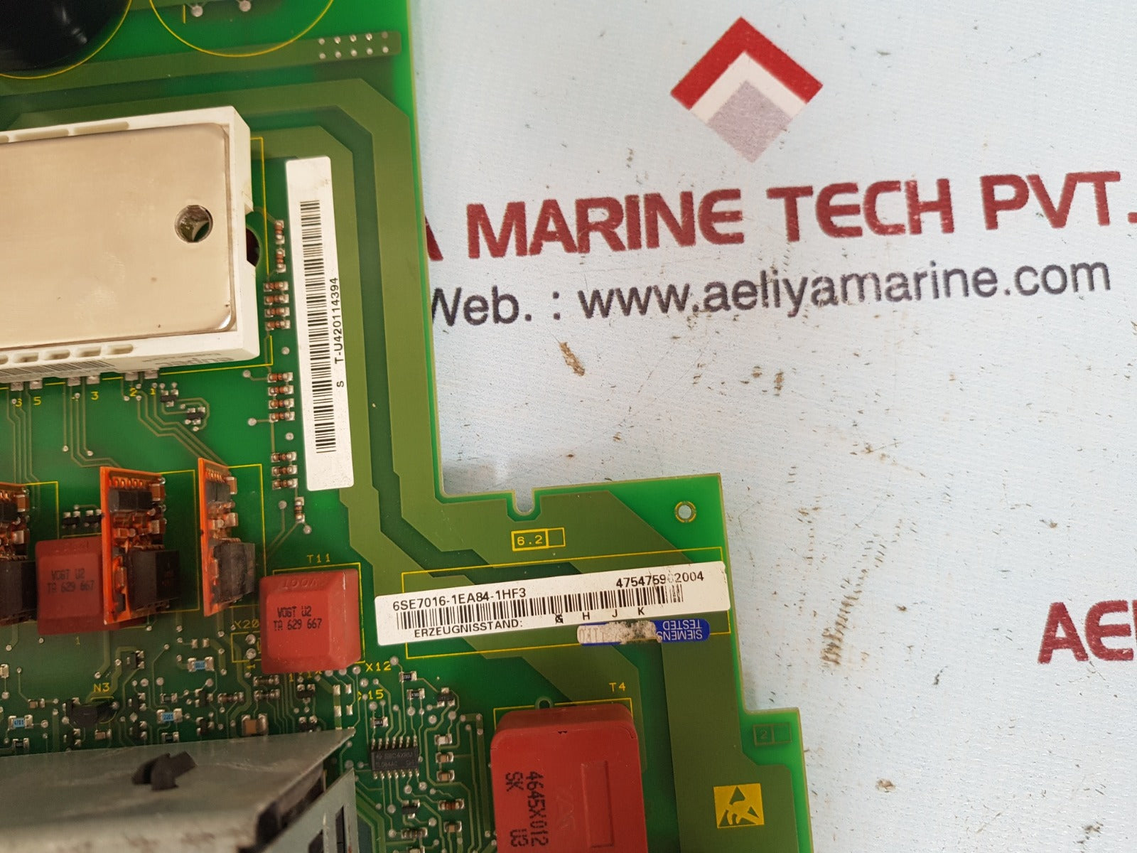 Siemens 6se7016-1ea84-1hf3 inverter drive board