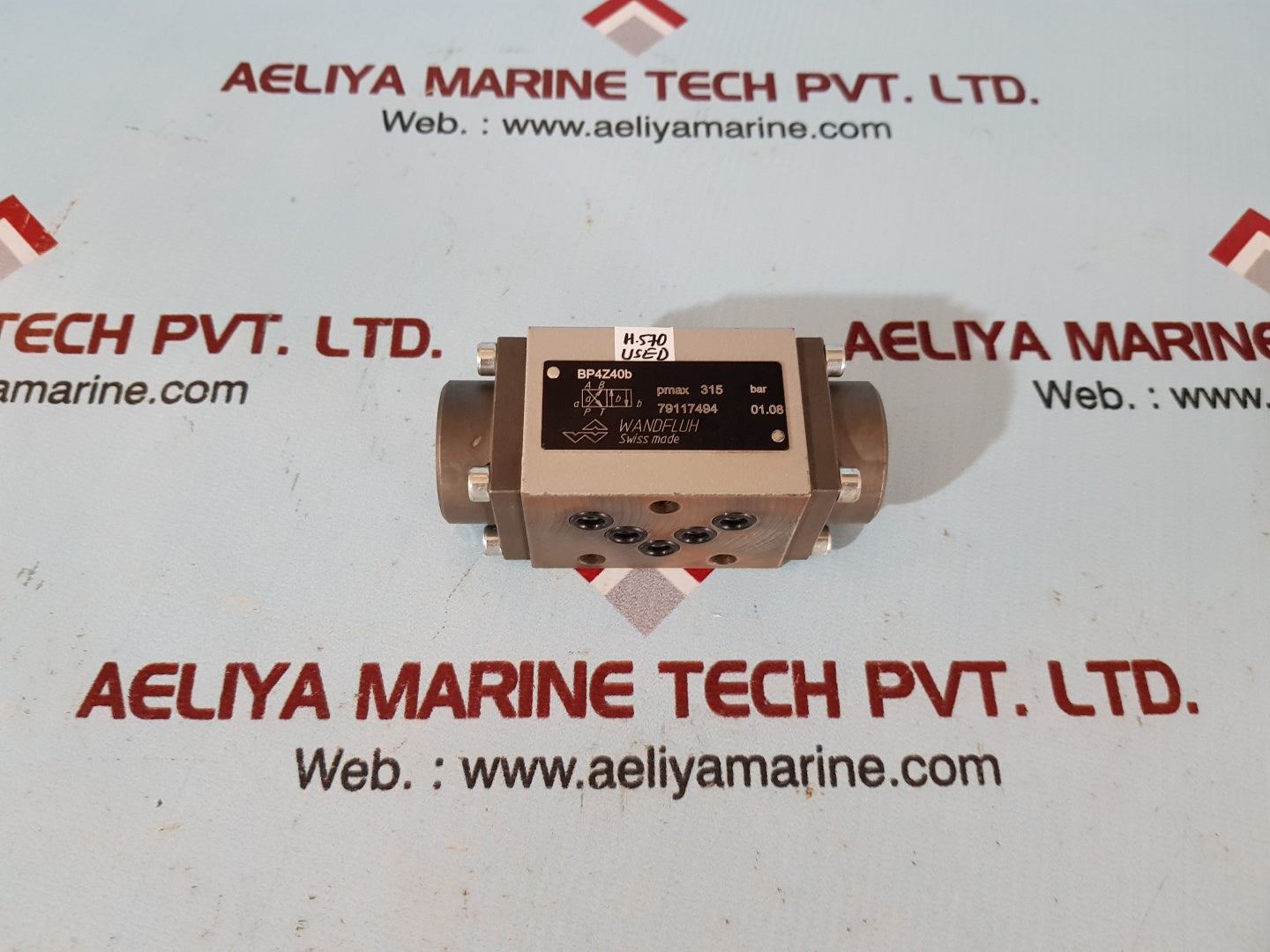 Wandfluh bp4z40b spool valve 