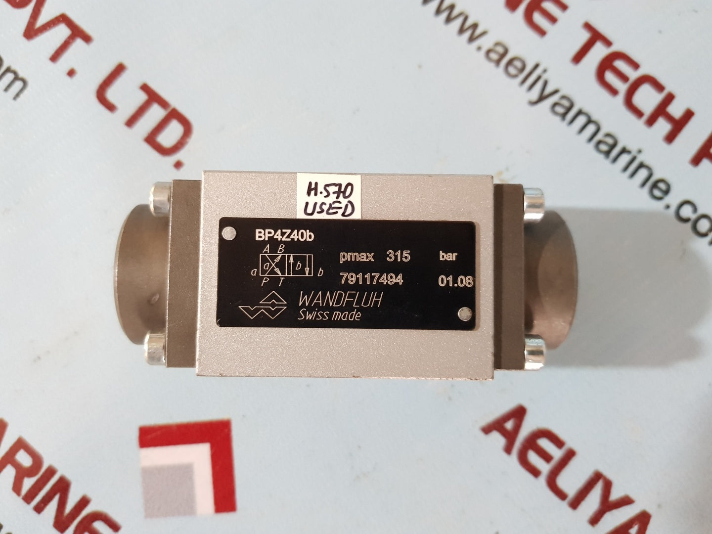 Wandfluh bp4z40b spool valve 