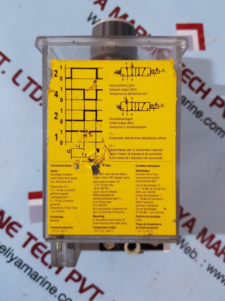 Bosch 0820 215 102 pneumatic timer 