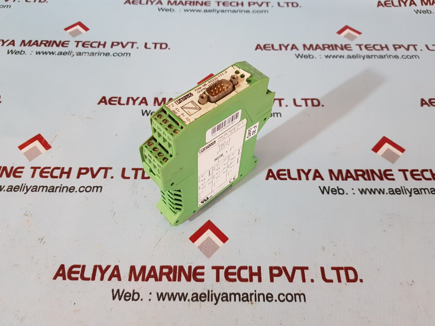 Phoenix contact psm-me-rs232/tty-p interface converter