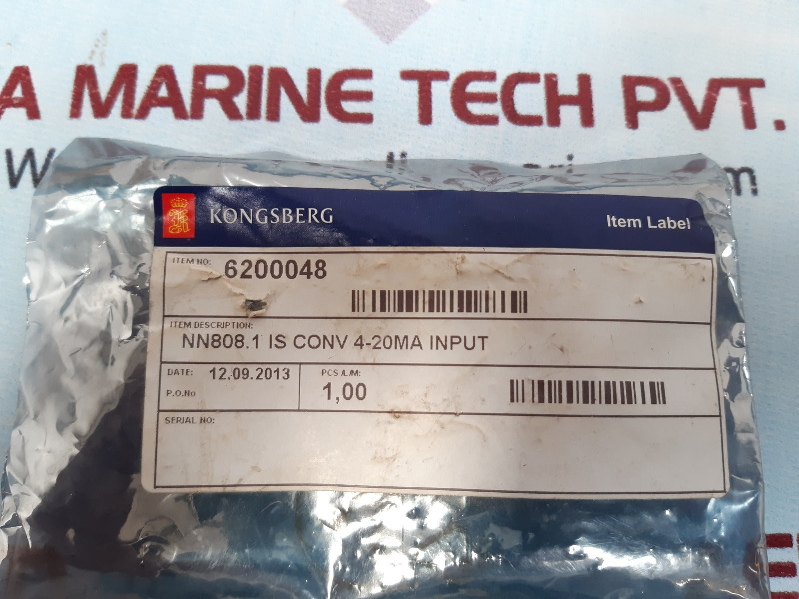 Kongsberg nn808.1 he220385b pcb card 6200048