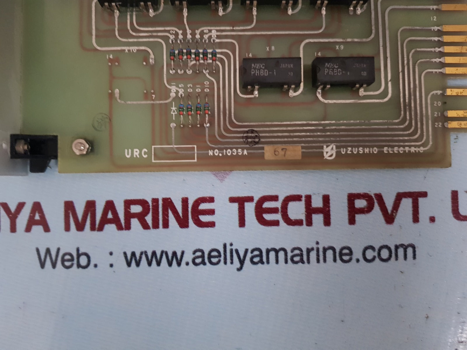 Uzushio electric urc i pcb card