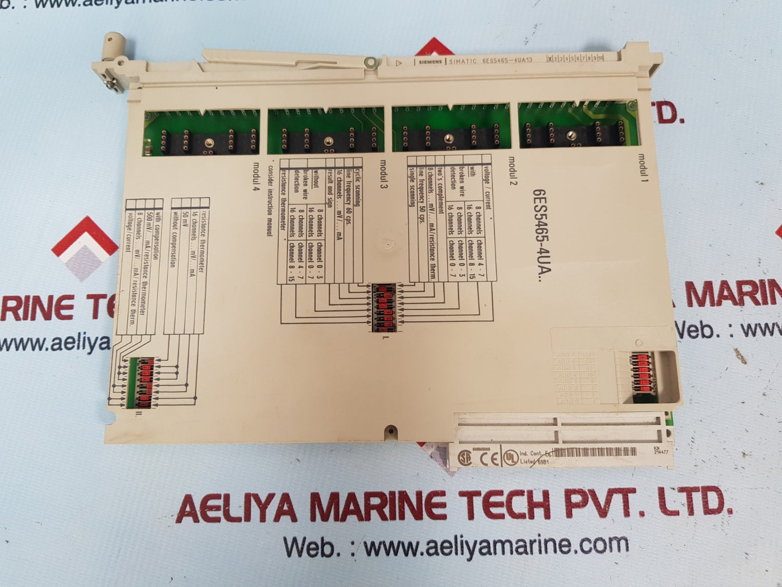 Siemens 6es5465-4ua/6es5465-4ua13 input module 