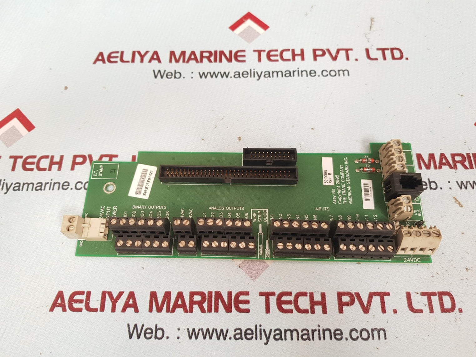 Trane 50100886 circuit board 