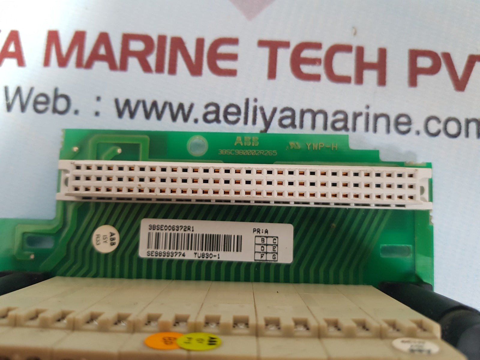Abb ywp-h 3bsc980002r265 control board tu830-1 3bse006972r1