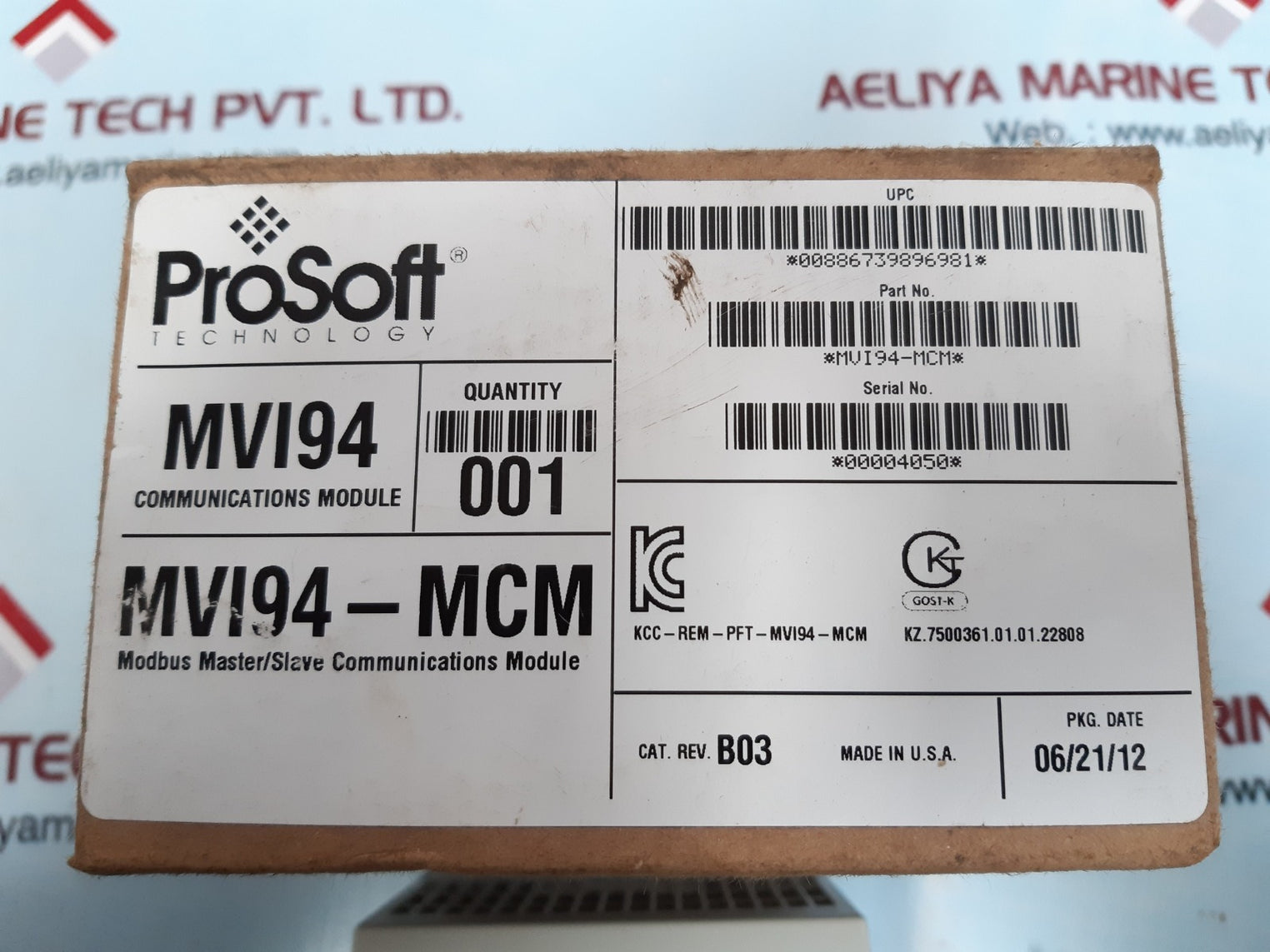 Prosoft mvi94-mcm communications module