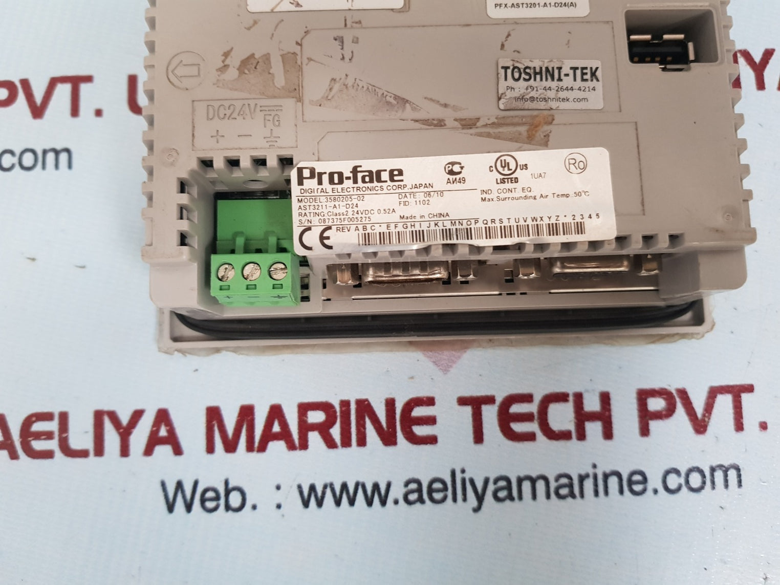Pro-face 3580205-02 hmi touch panel ast3211-a1-d24