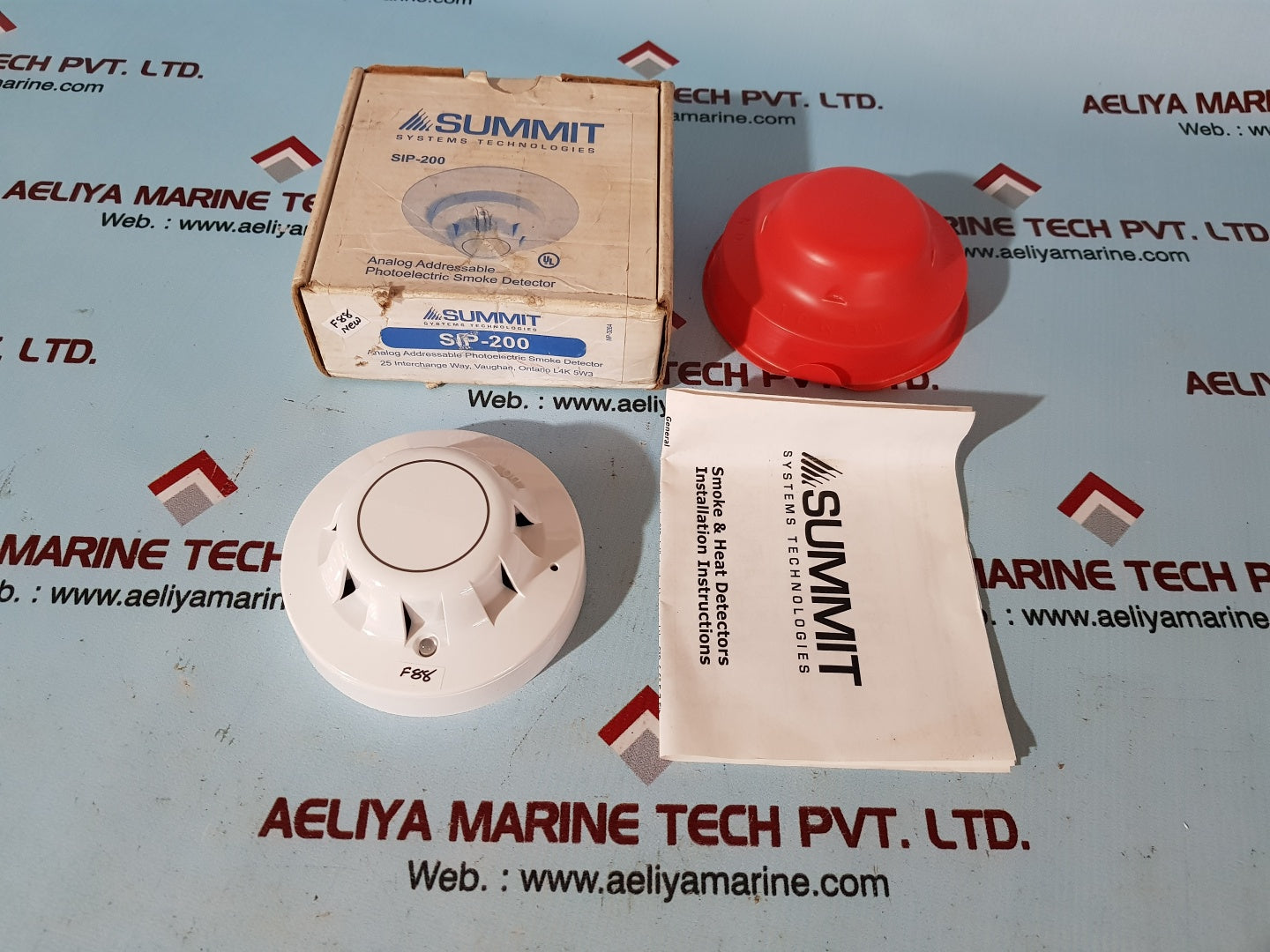 Summit sip-200 analog addressable photoelectric smoke detector