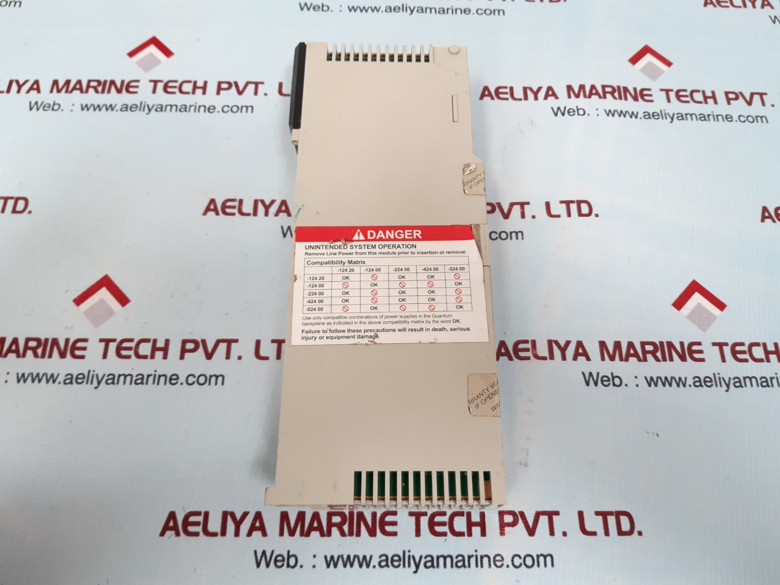 Schneider 140cps12420 modicon quantum power supply module pv: 03 rl: 02