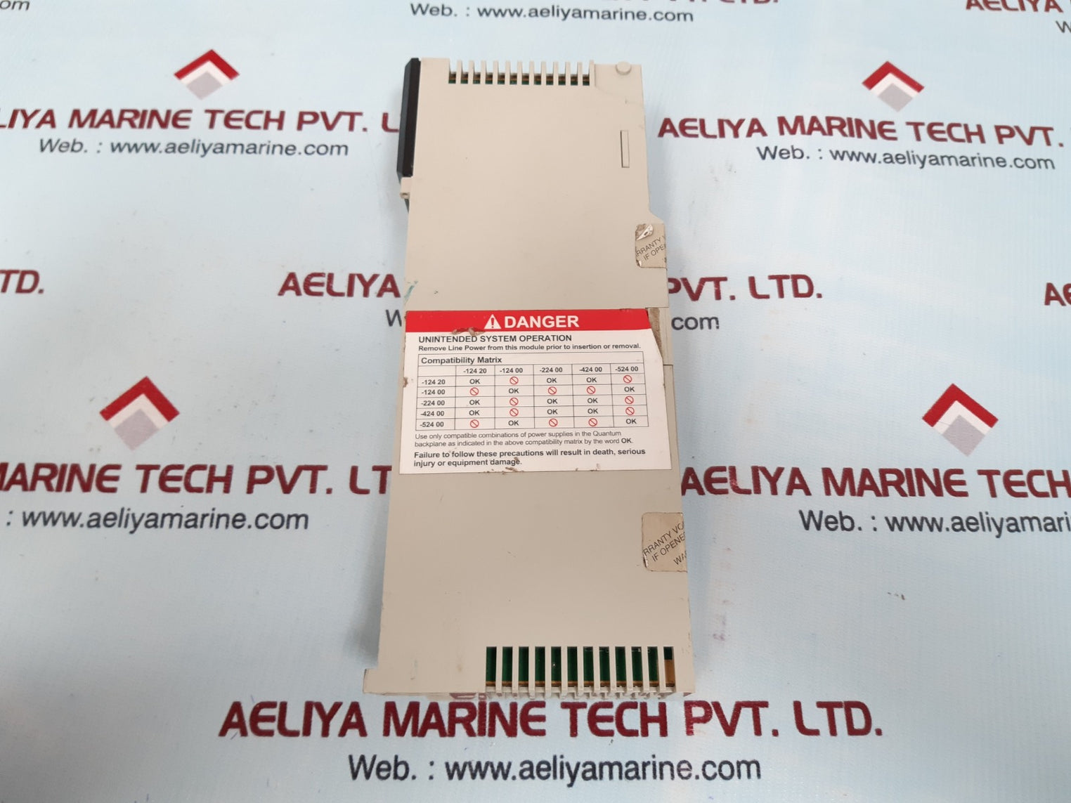 Schneider 140cps12420 modicon quantum power supply module pv: 03 rl: 02