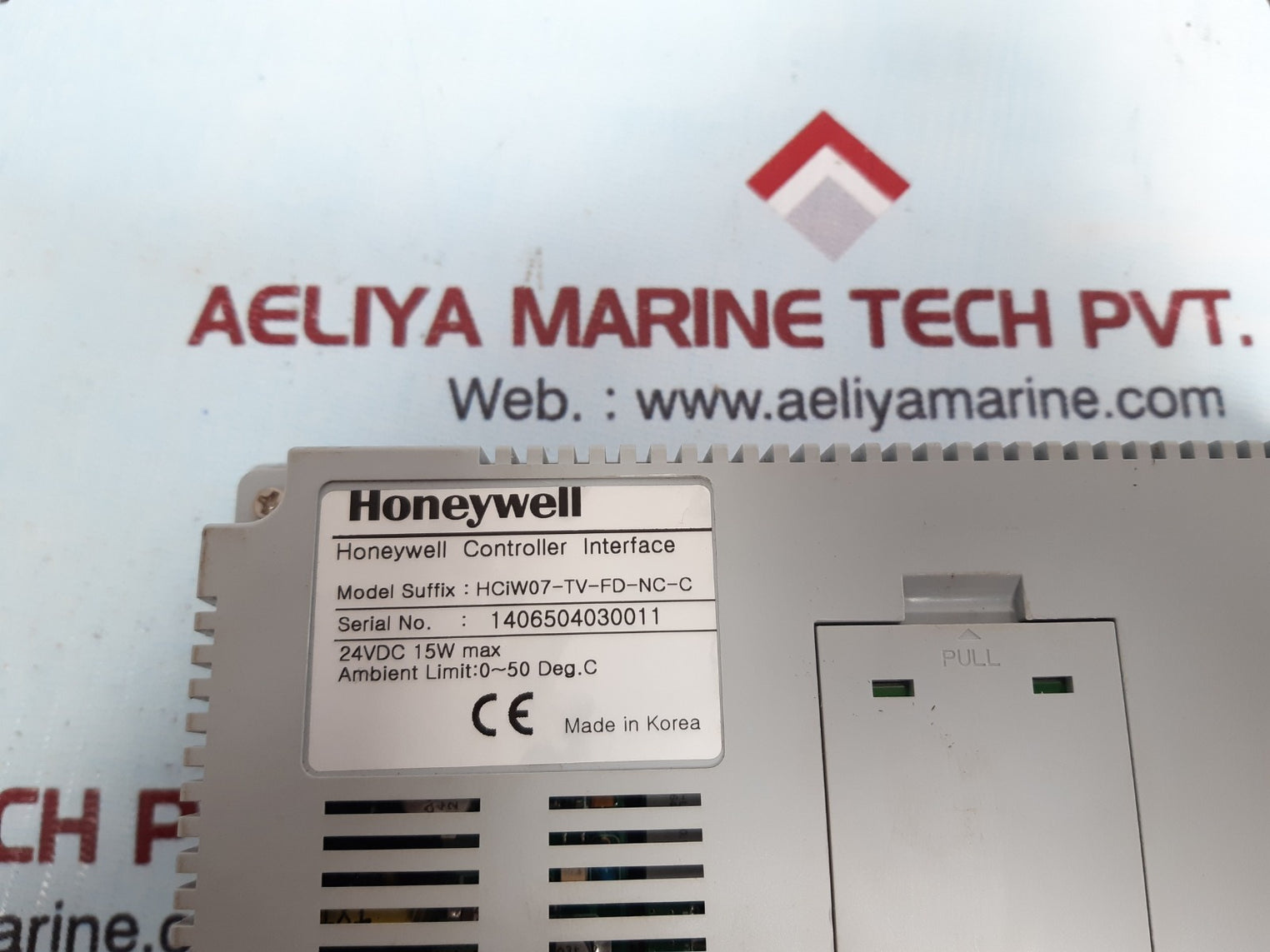 Honeywell hciw07-tv-fd-nc-cb controller interface