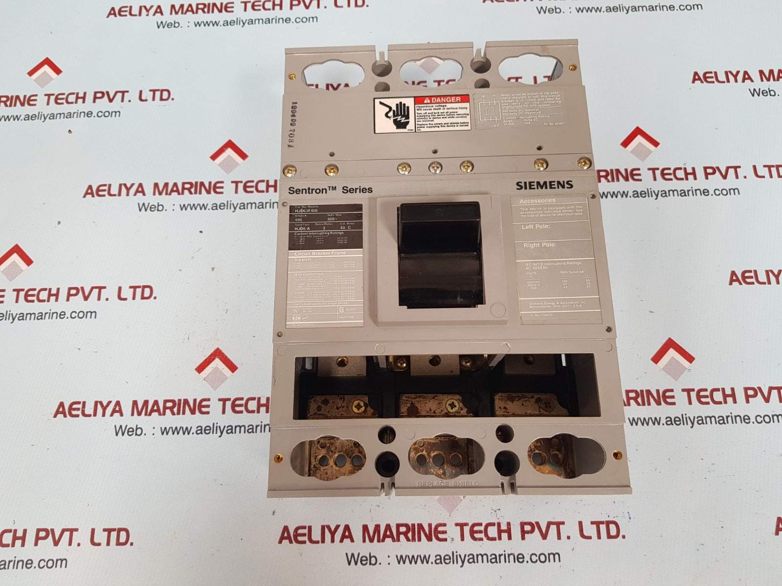 Siemens jd63f400 circuit breaker frame hjd6-a
