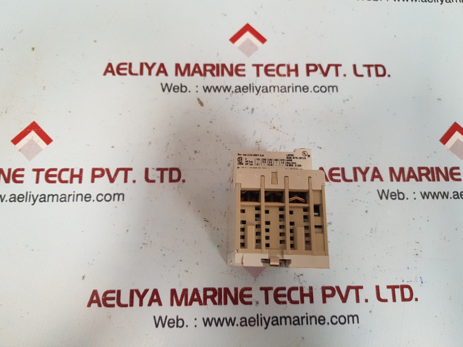 Allen-bradley 140-mn-0250 manual motor starter ser D