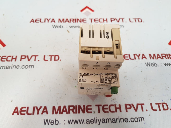 Allen-bradley 140-mn-0250 manual motor starter ser D