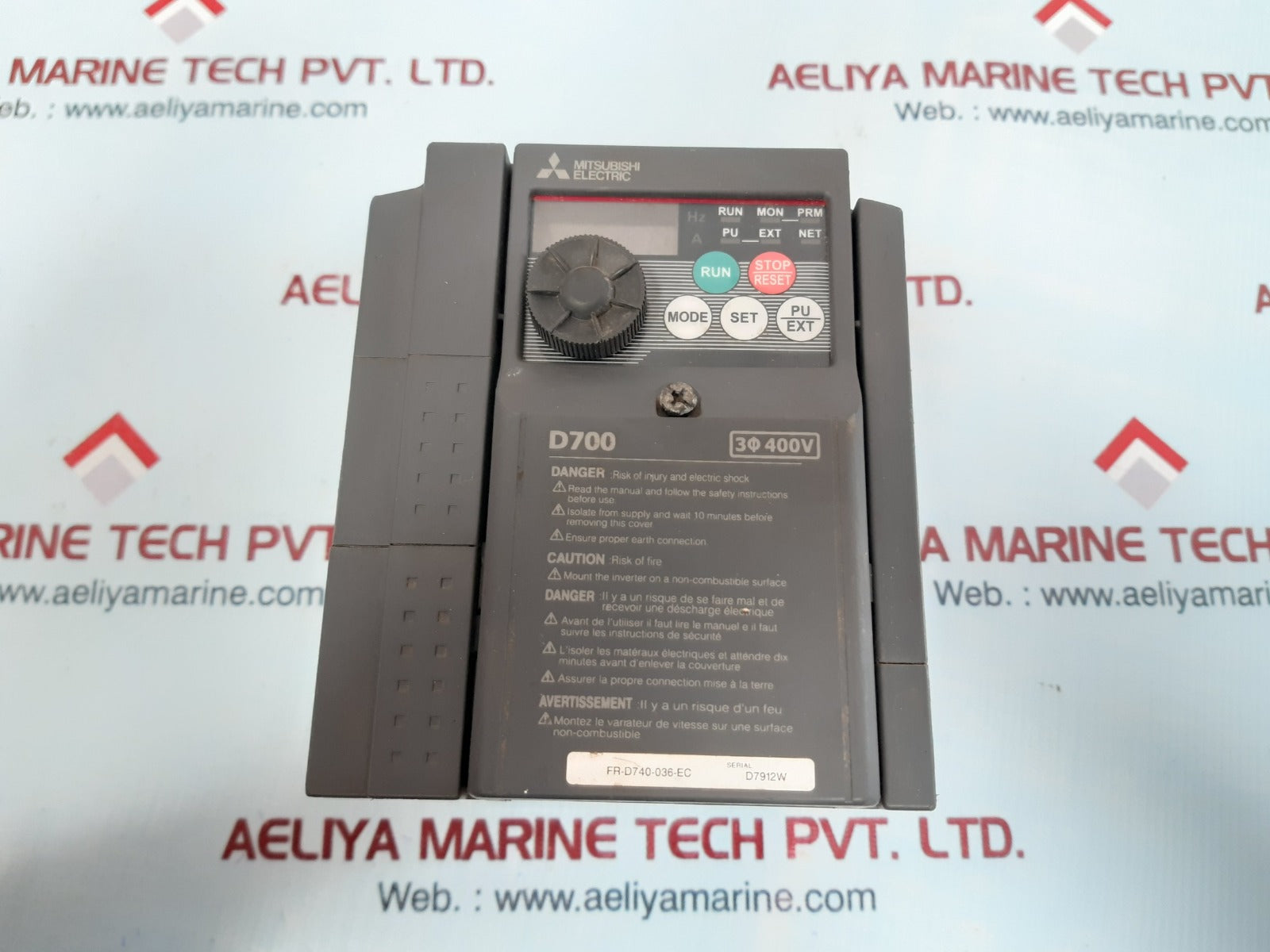 Mitsubishi electric d700 fr-d740-036-ec inverter