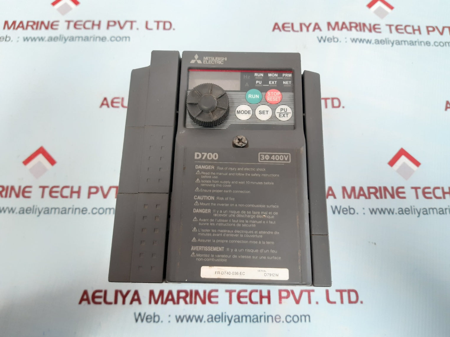 Mitsubishi electric d700 fr-d740-036-ec inverter