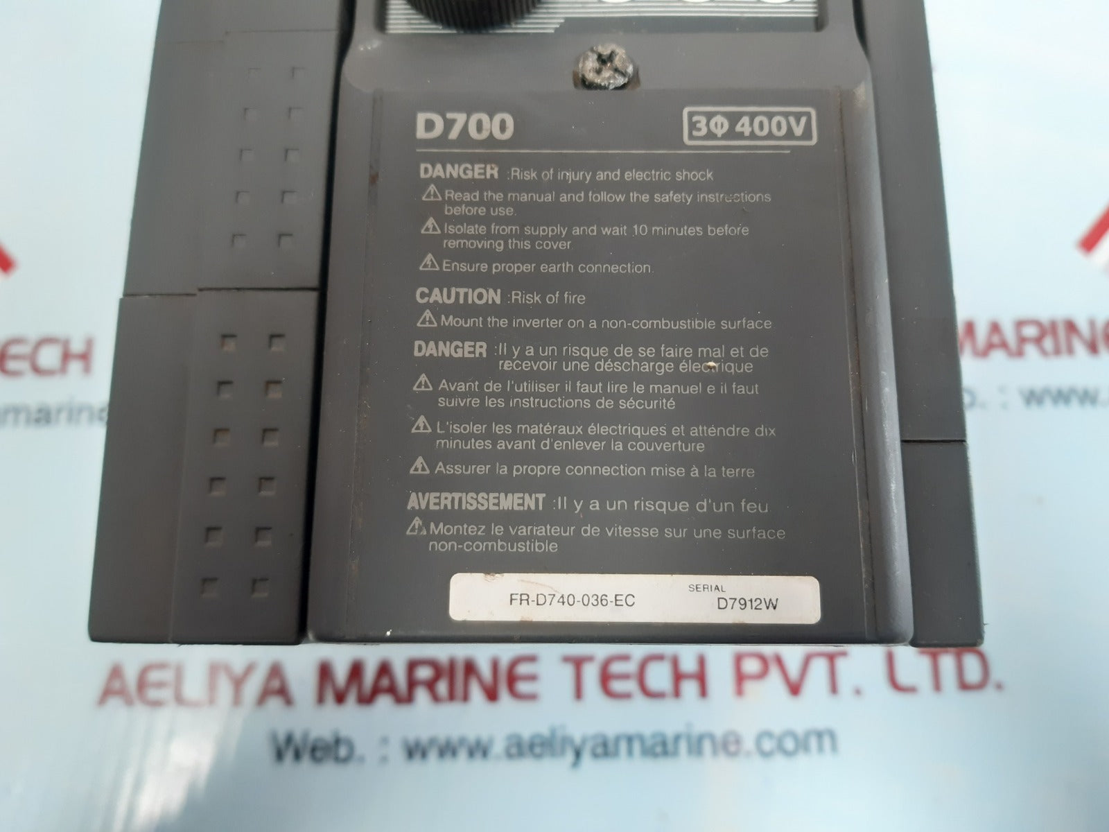 Mitsubishi electric d700 fr-d740-036-ec inverter