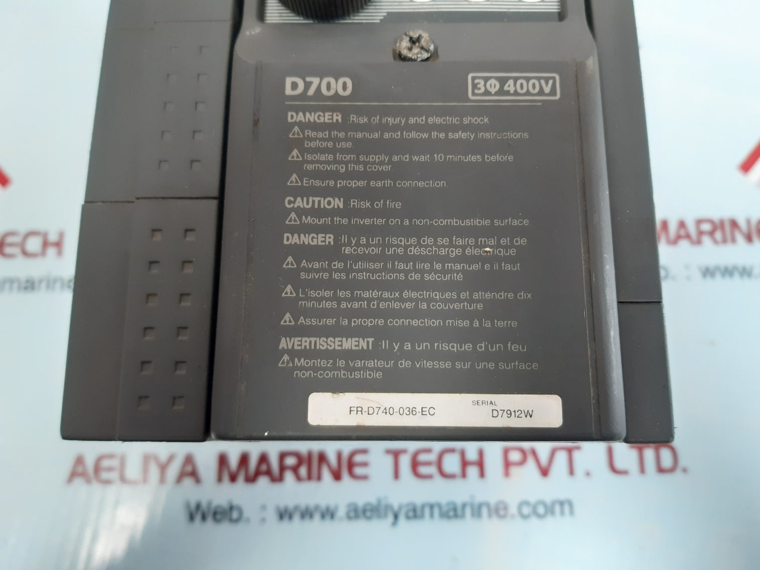 Mitsubishi electric d700 fr-d740-036-ec inverter