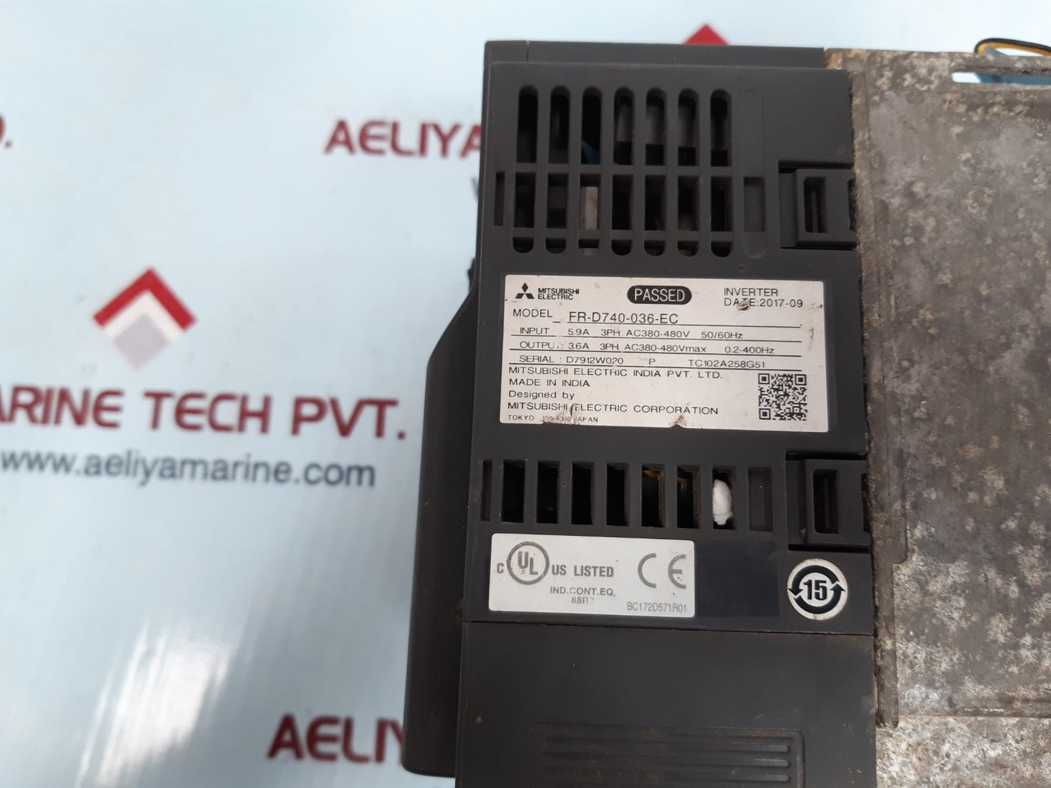 Mitsubishi electric d700 fr-d740-036-ec inverter