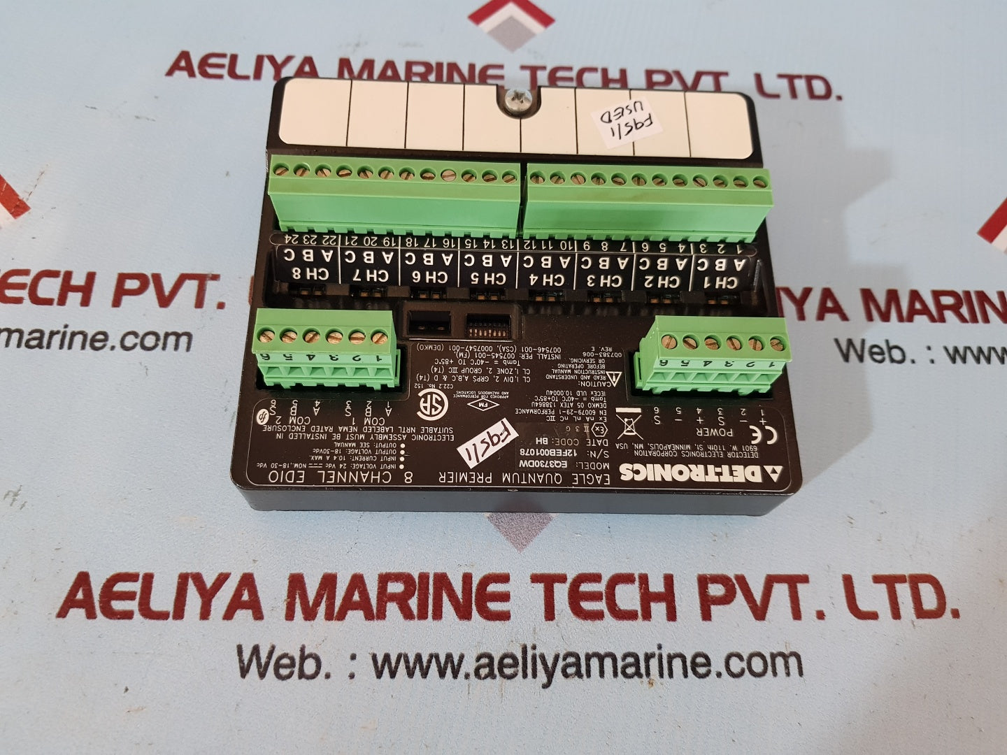 Det-tronics eq3730dw eagle quantum premier 8 channel edio i/o module