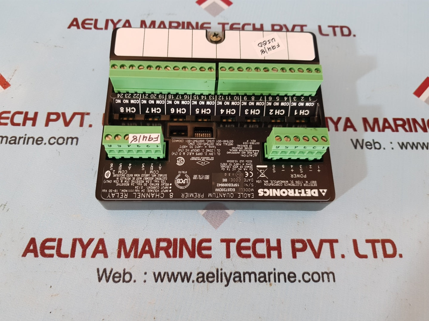 Det-tronics eq3720dw eagle quantum premier 8 channel relay
