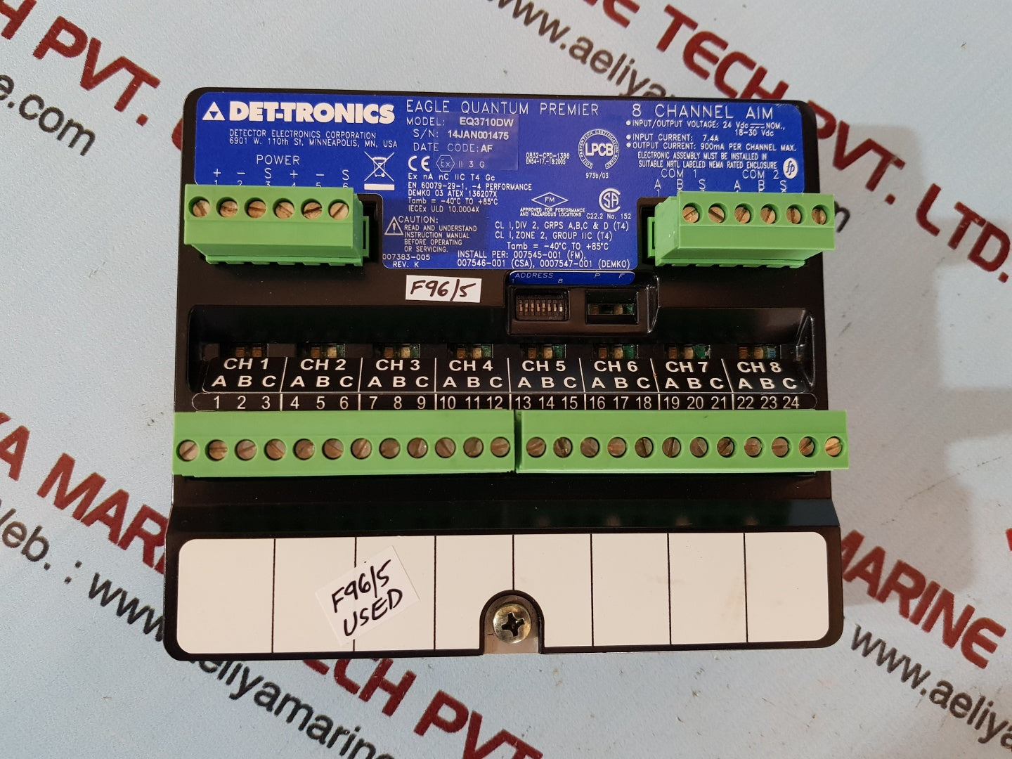 Det-tronics eq3710dw 8 channel aim eagle quantum premier module ...