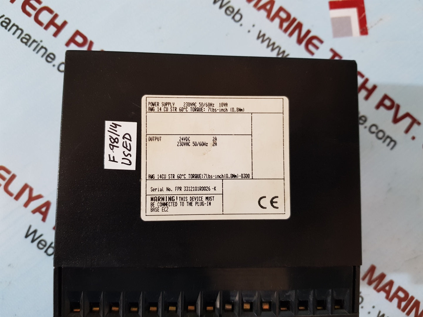 Abb procontic cs31 icso08r1 i/o remote unit 230 vac 50/60hz