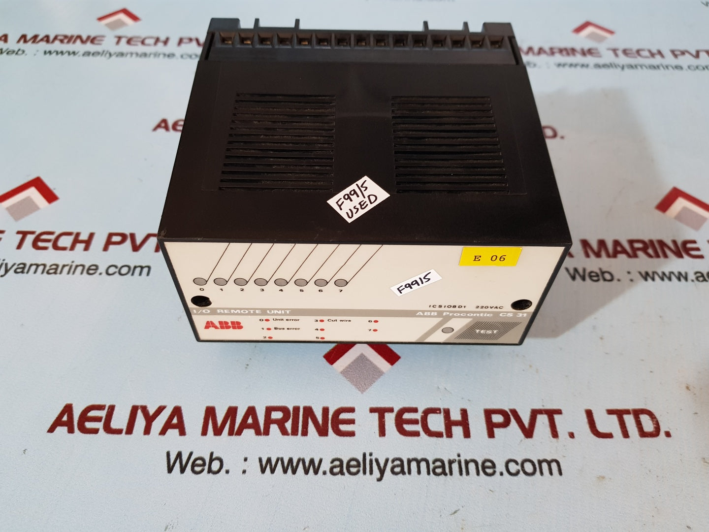 Abb procontic cs 31 icsi08d1 i/o remote unit 220vac