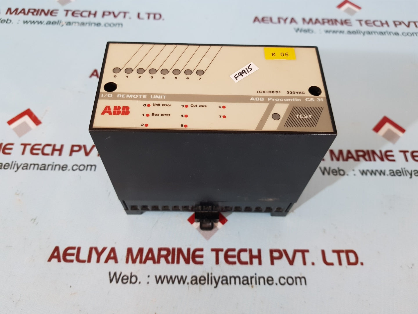 Abb procontic cs 31 icsi08d1 i/o remote unit 220vac
