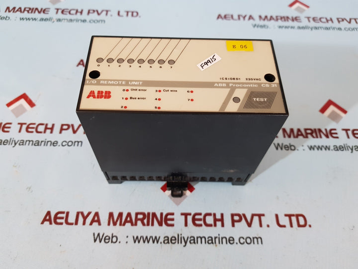 Abb procontic cs 31 icsi08d1 i/o remote unit 220vac