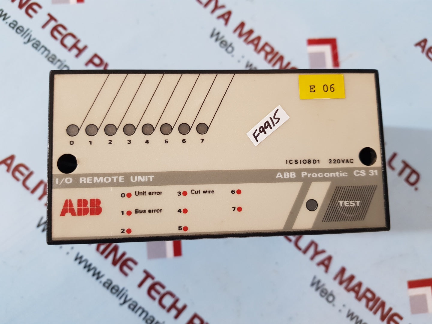 Abb procontic cs 31 icsi08d1 i/o remote unit 220vac