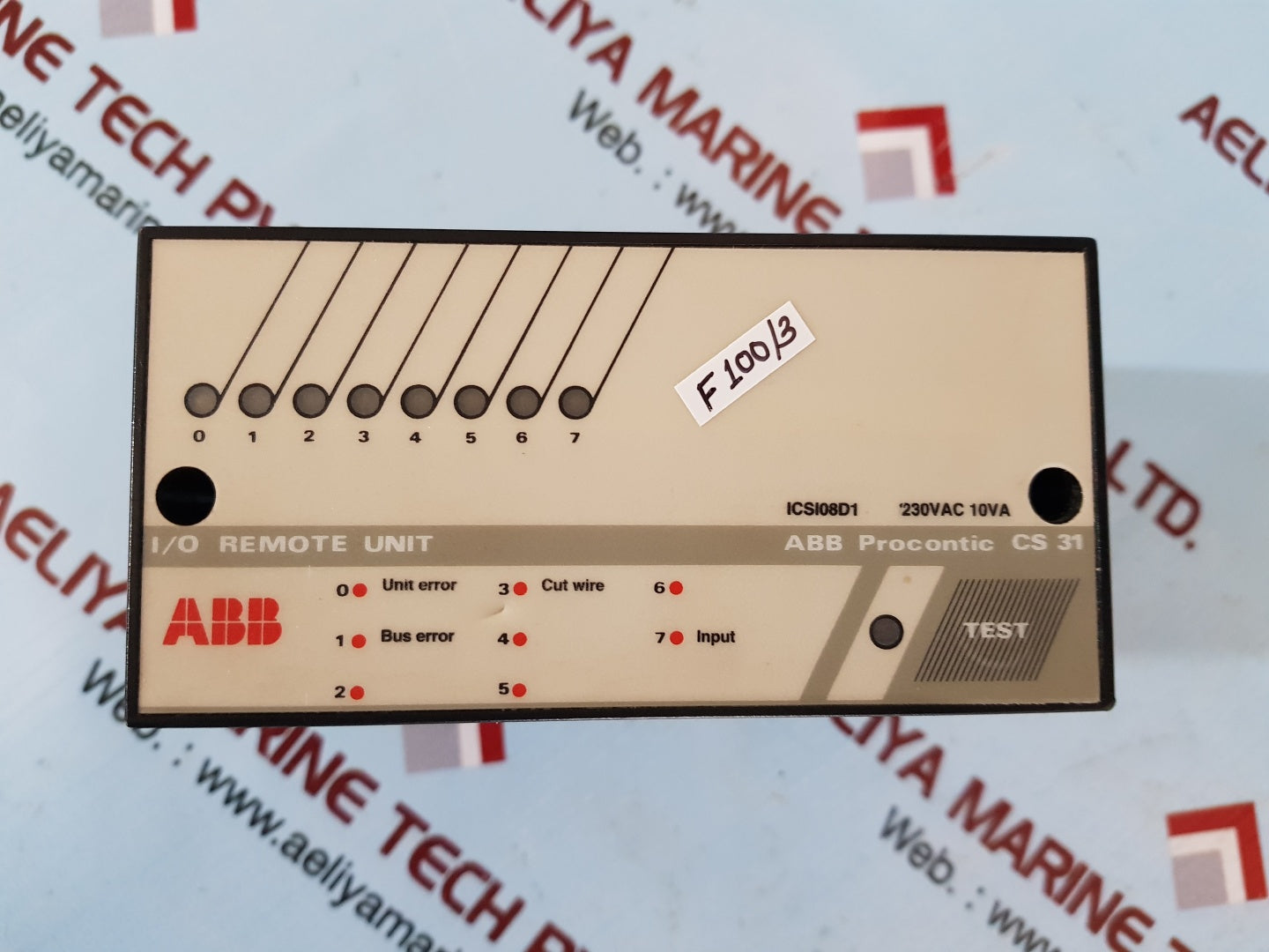 Abb cs31 icsi08d1 i/o remote unit 230vac 10va